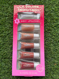 6 Pcs Nude Lipgloss Set