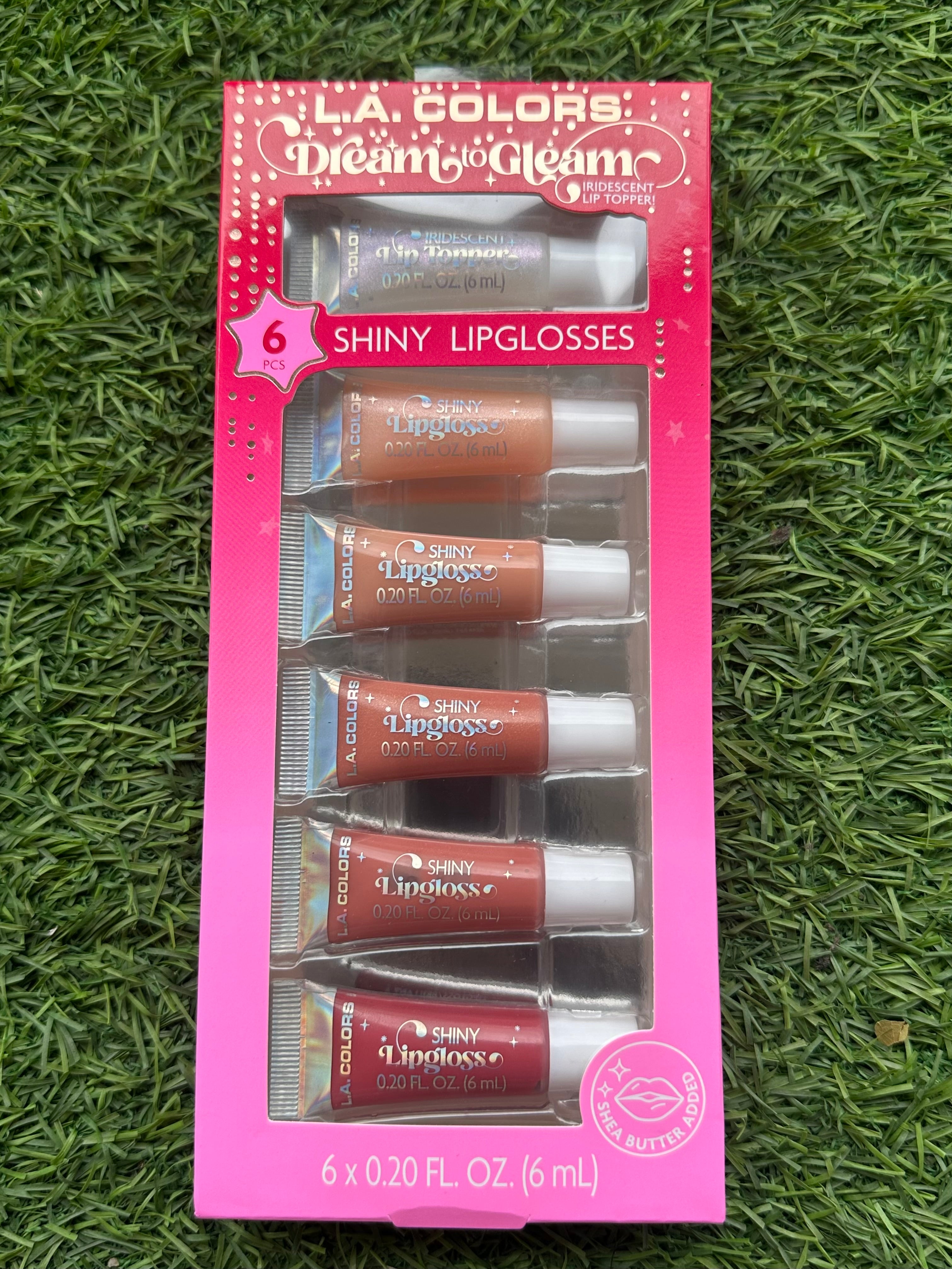 6 Pcs Nude Lipgloss Set