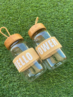 Leak Proof Glass Motivational Bottle