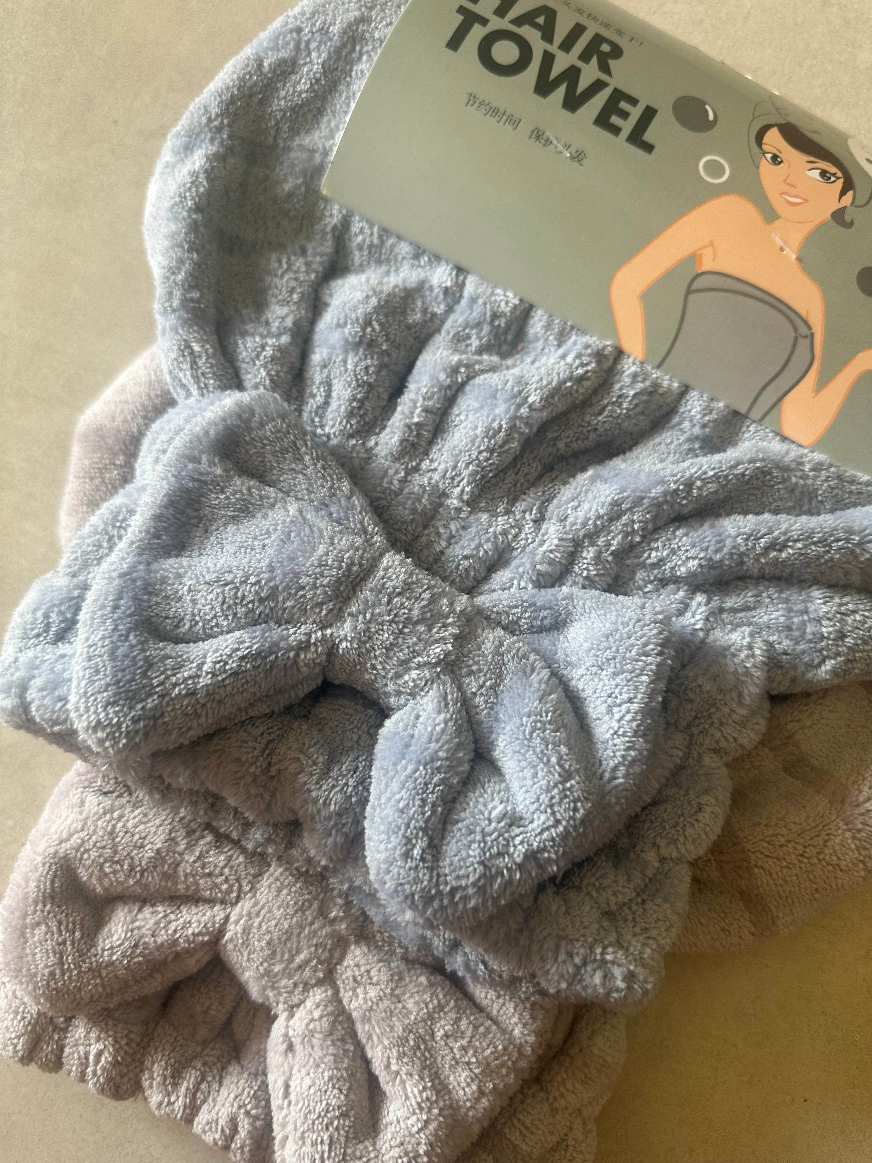 High Quality Hair Bonnet Towel  Assorted