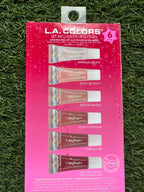 6 Pcs Nude Lipgloss Set