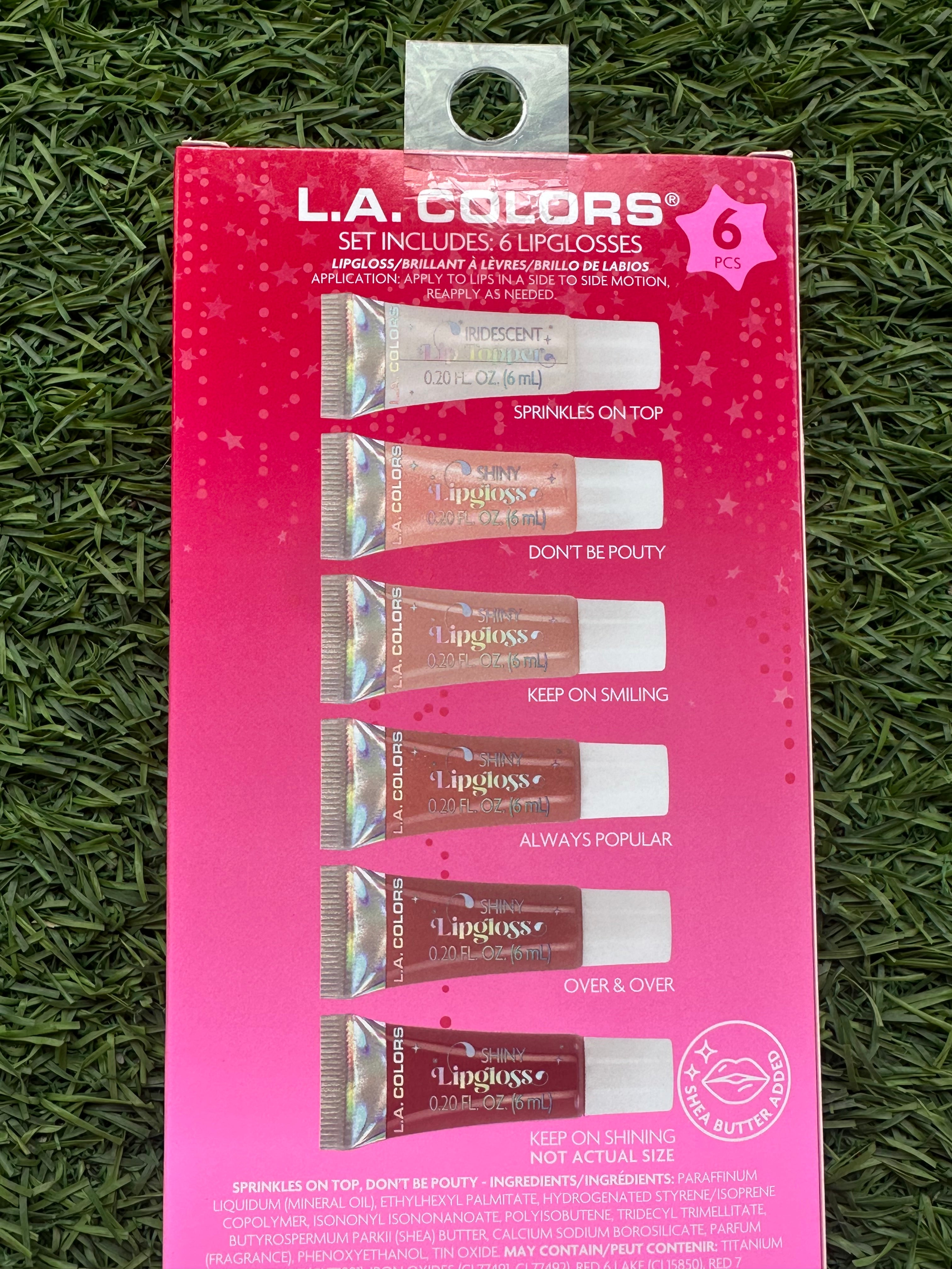 6 Pcs Nude Lipgloss Set