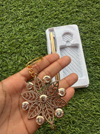Gold Pen & Keychain Set