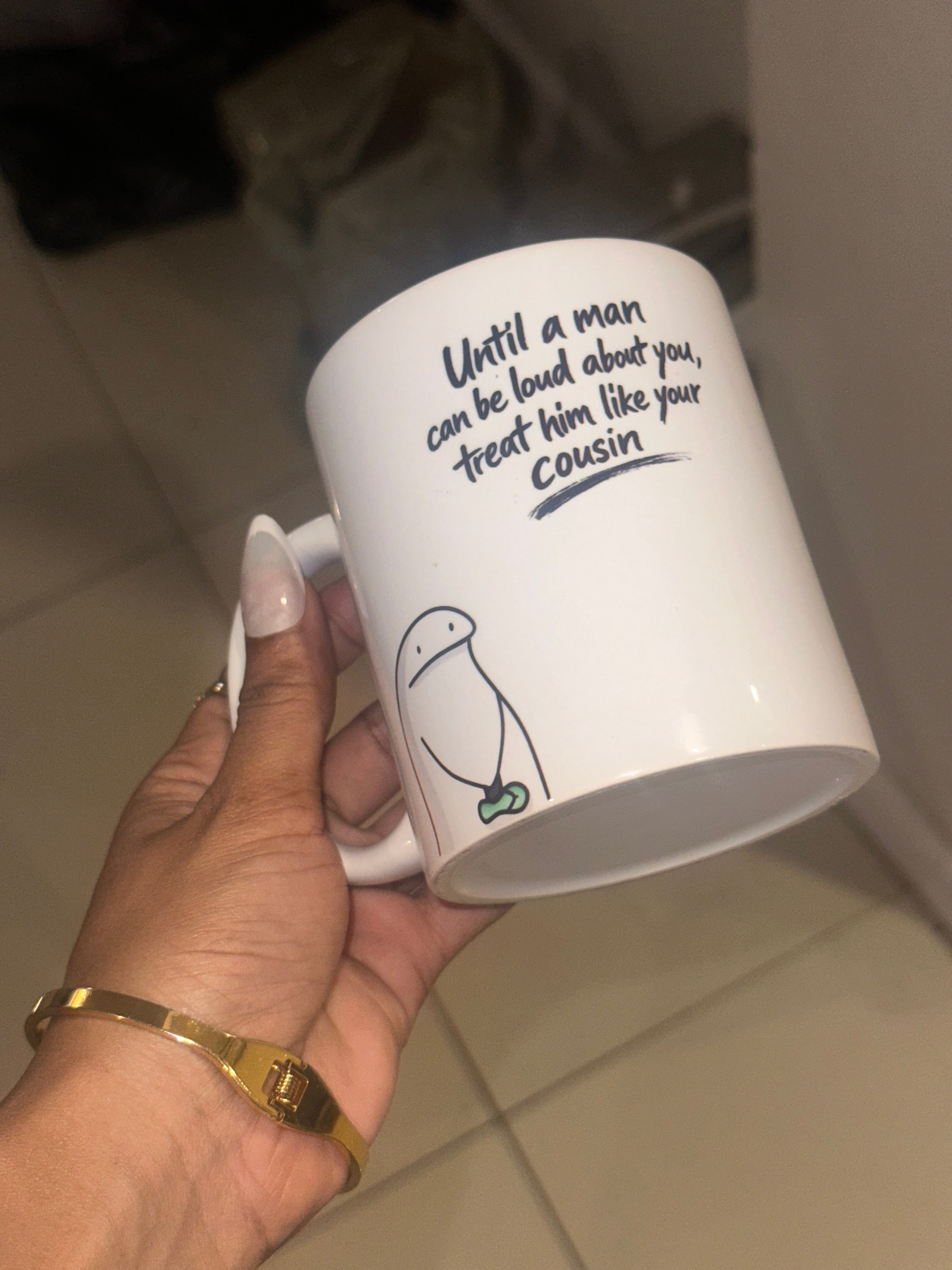 Loud or nothing’ collectors mug