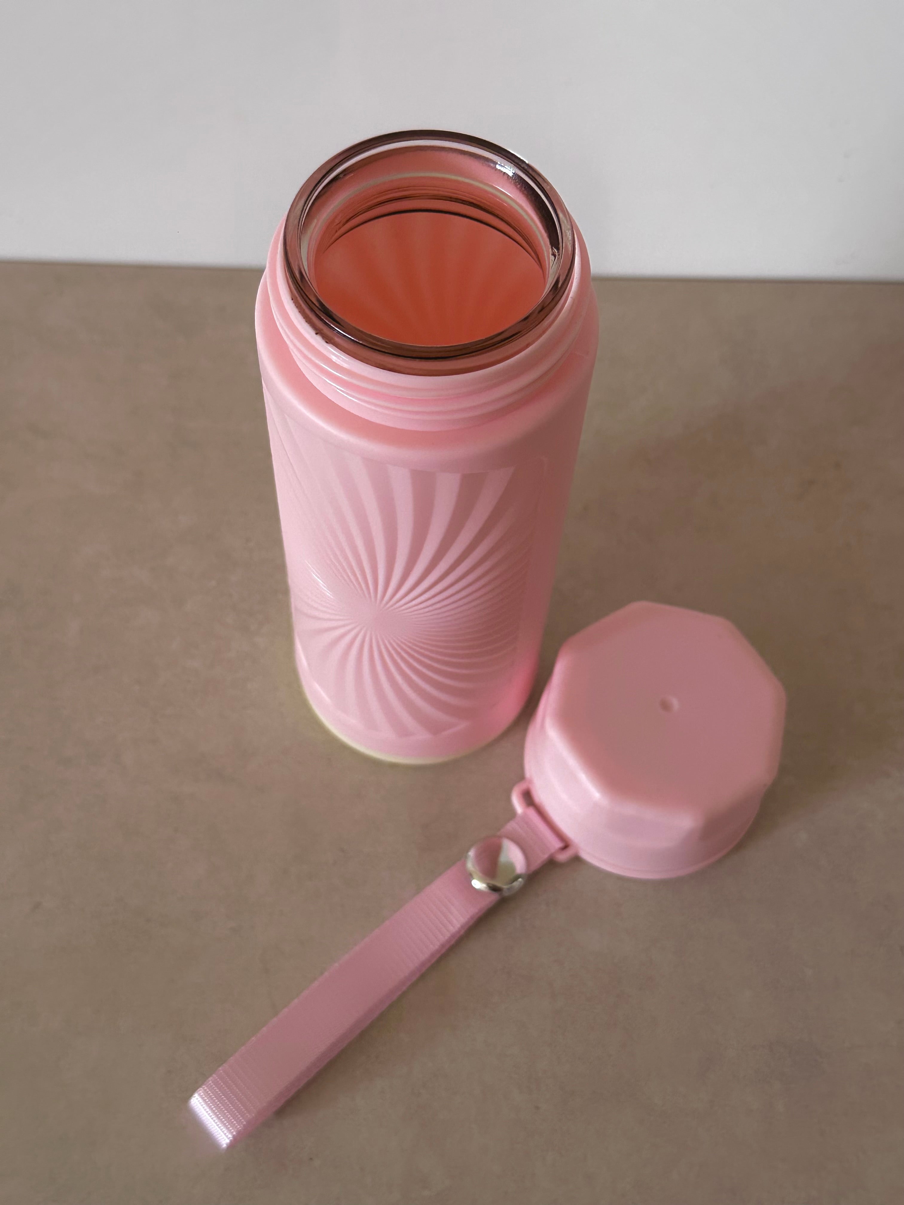 A mixture of spoilt’ glass bottle.