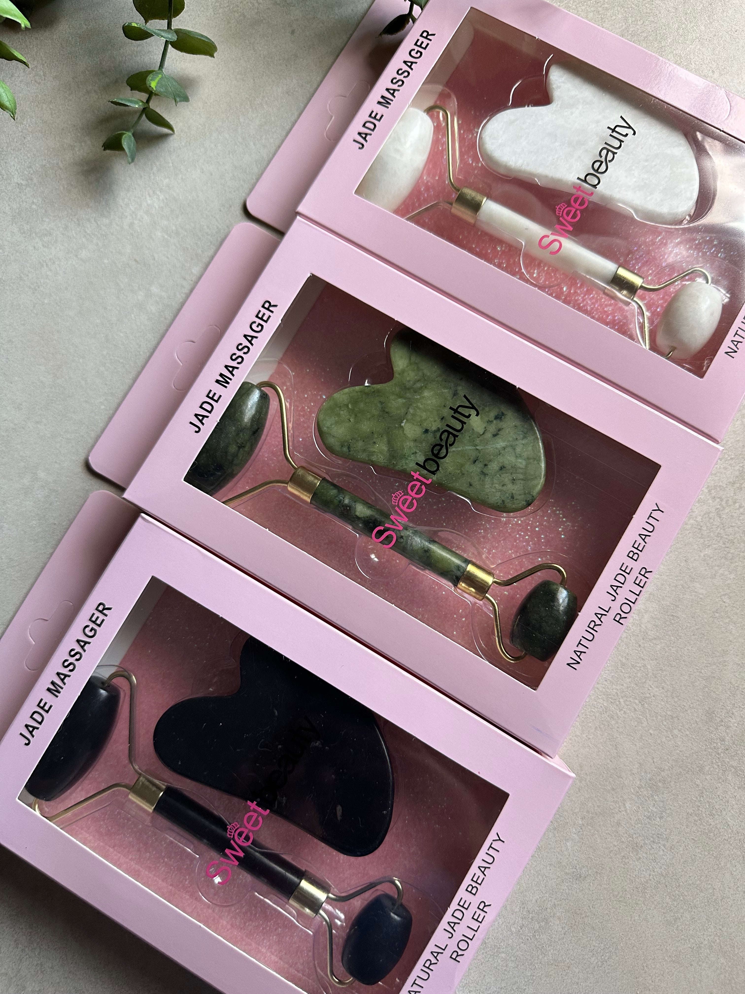 Hello Beautiful’ Natural Jade Beauty Roller Set