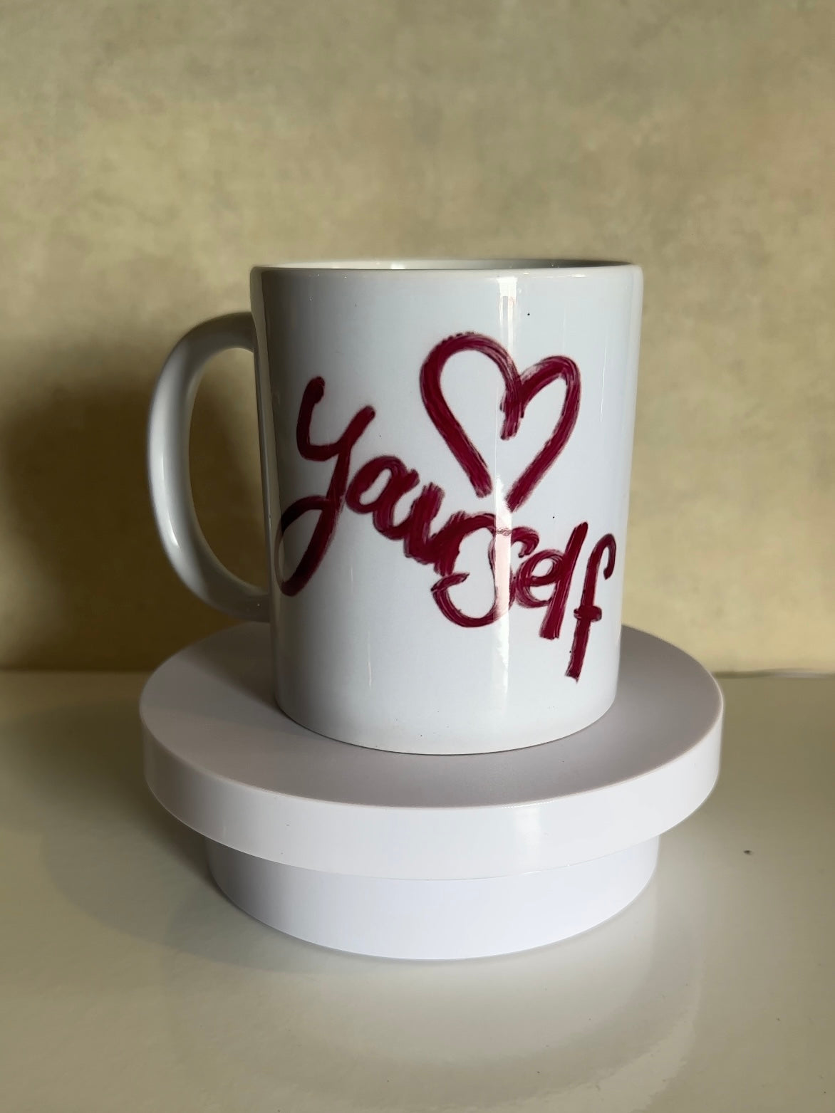 Love yourself’ aesthetic mug