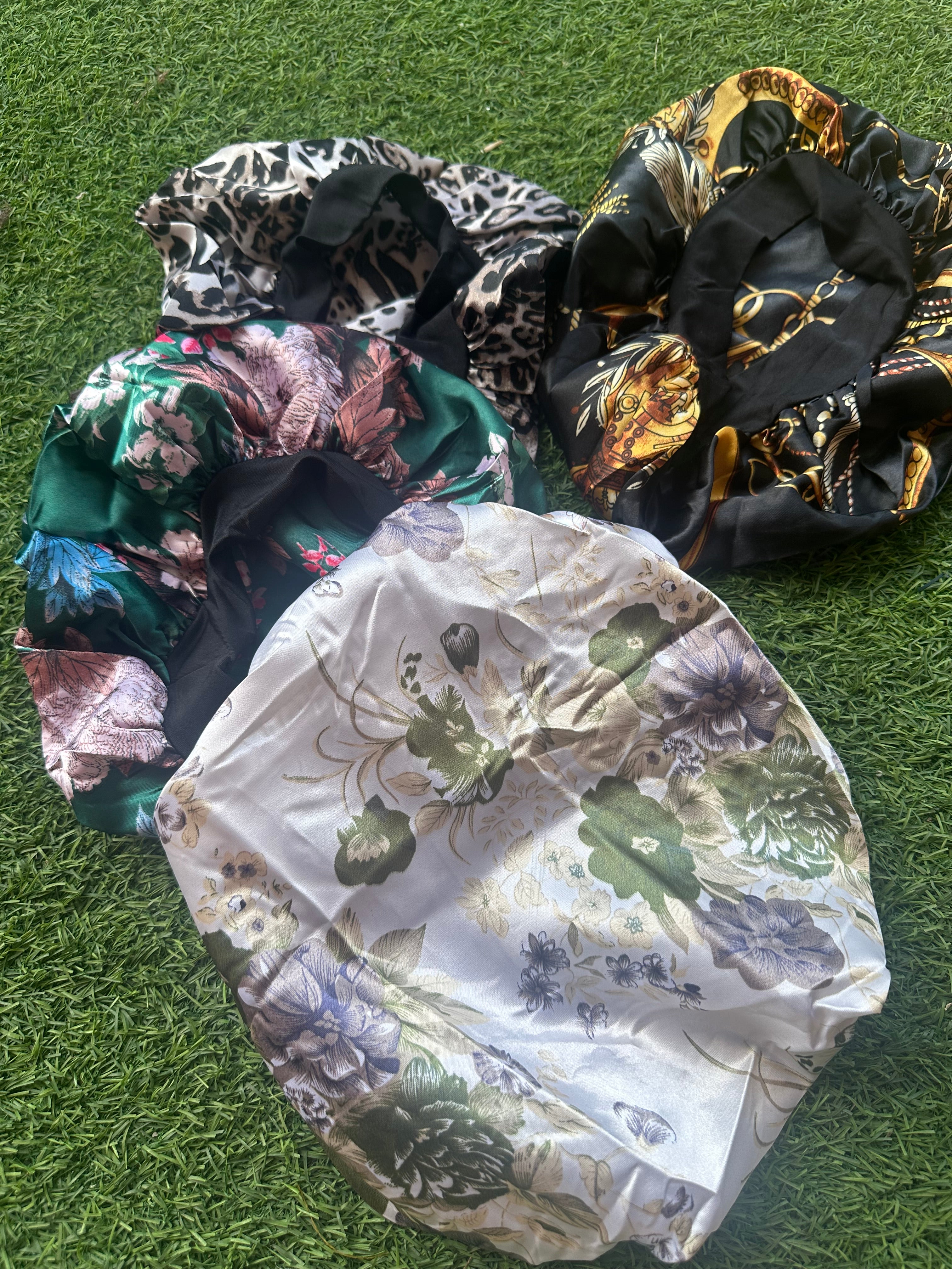 1 Pcs Assorted Satin Bonnet