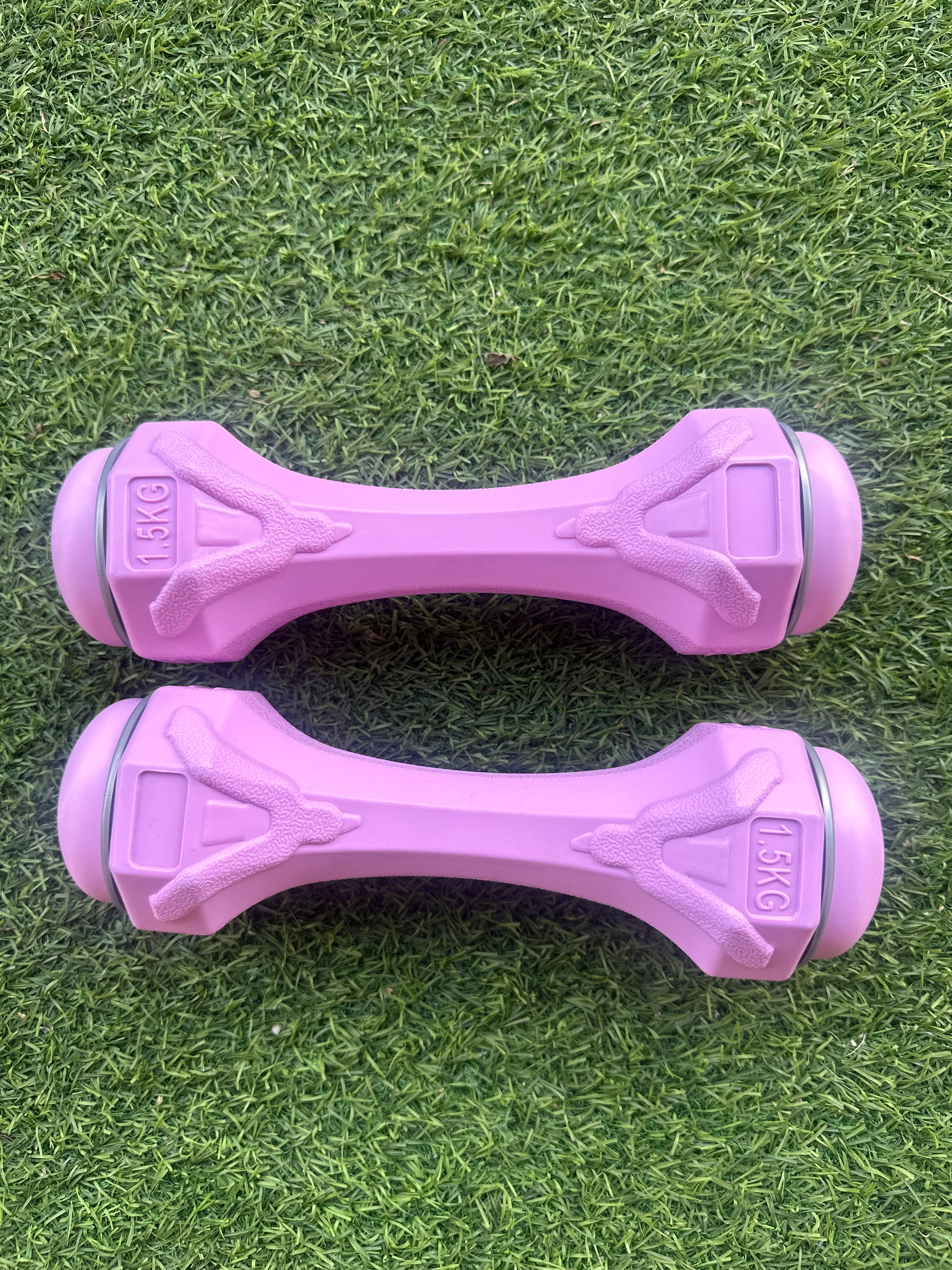 Pretty & Powerful Pink dumbbell Set 1.5 kg