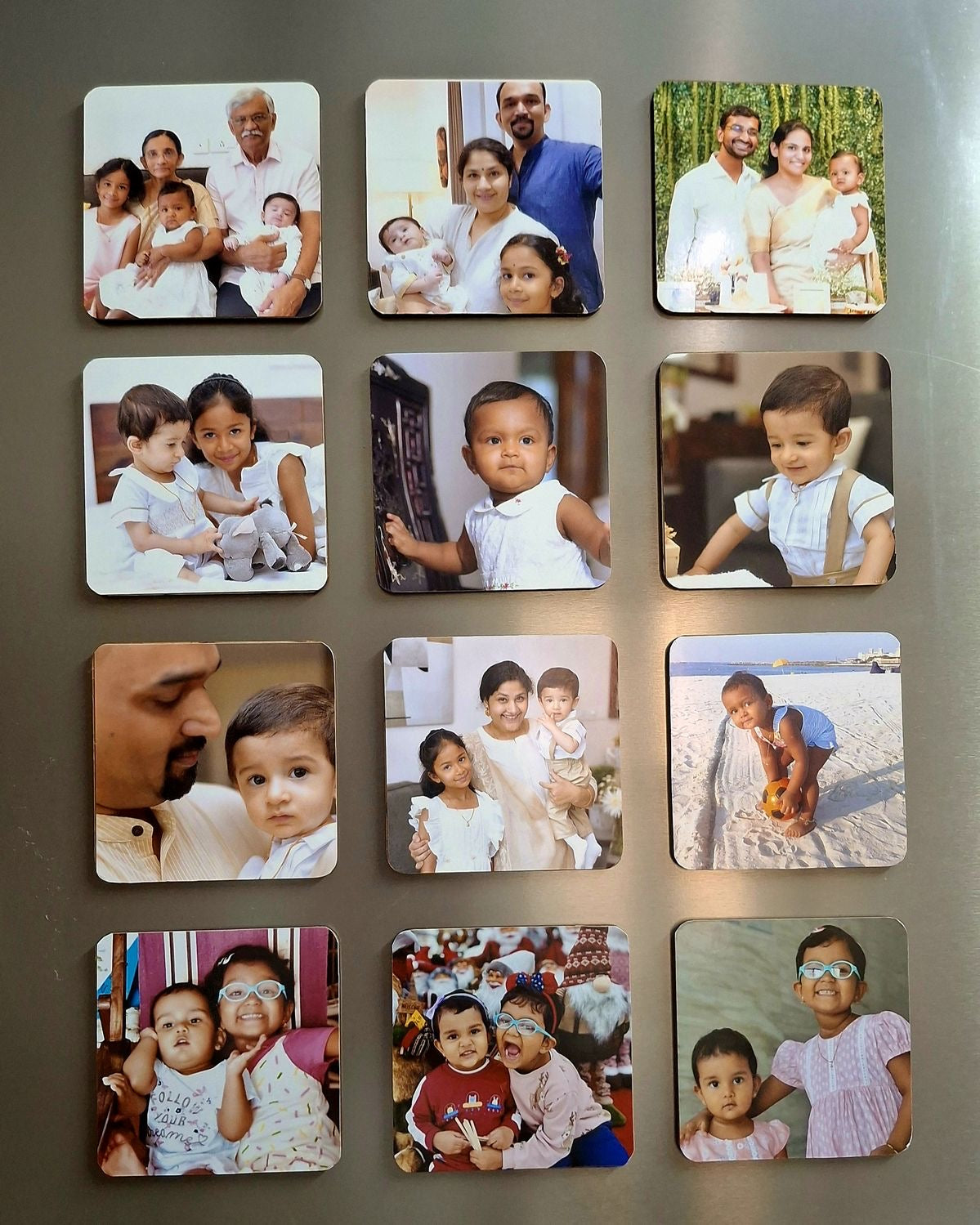 Mini Memories- Personalized 3 x 3 Fridge Magnet