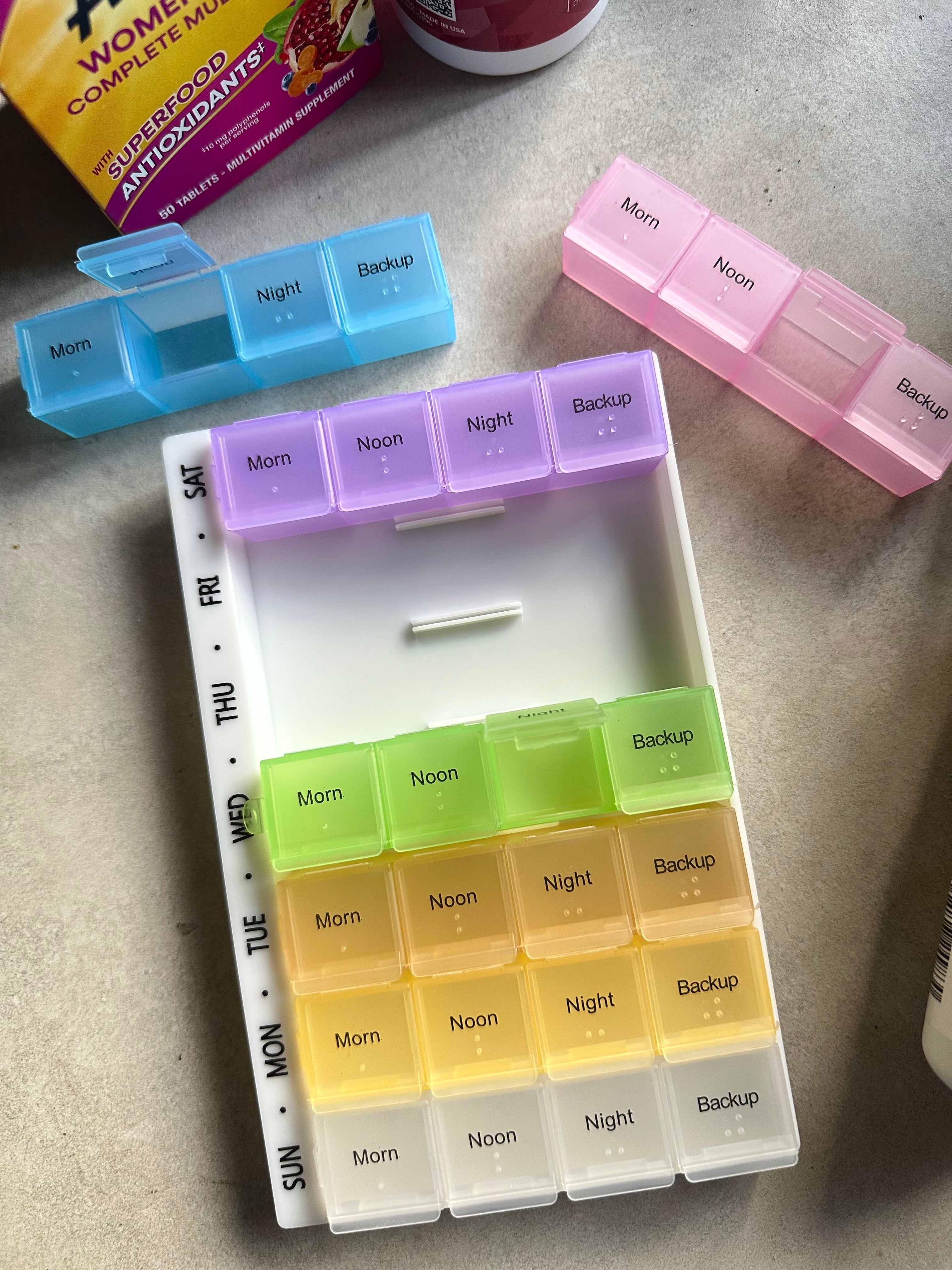 Pretty & Prescribed Pill Organizer