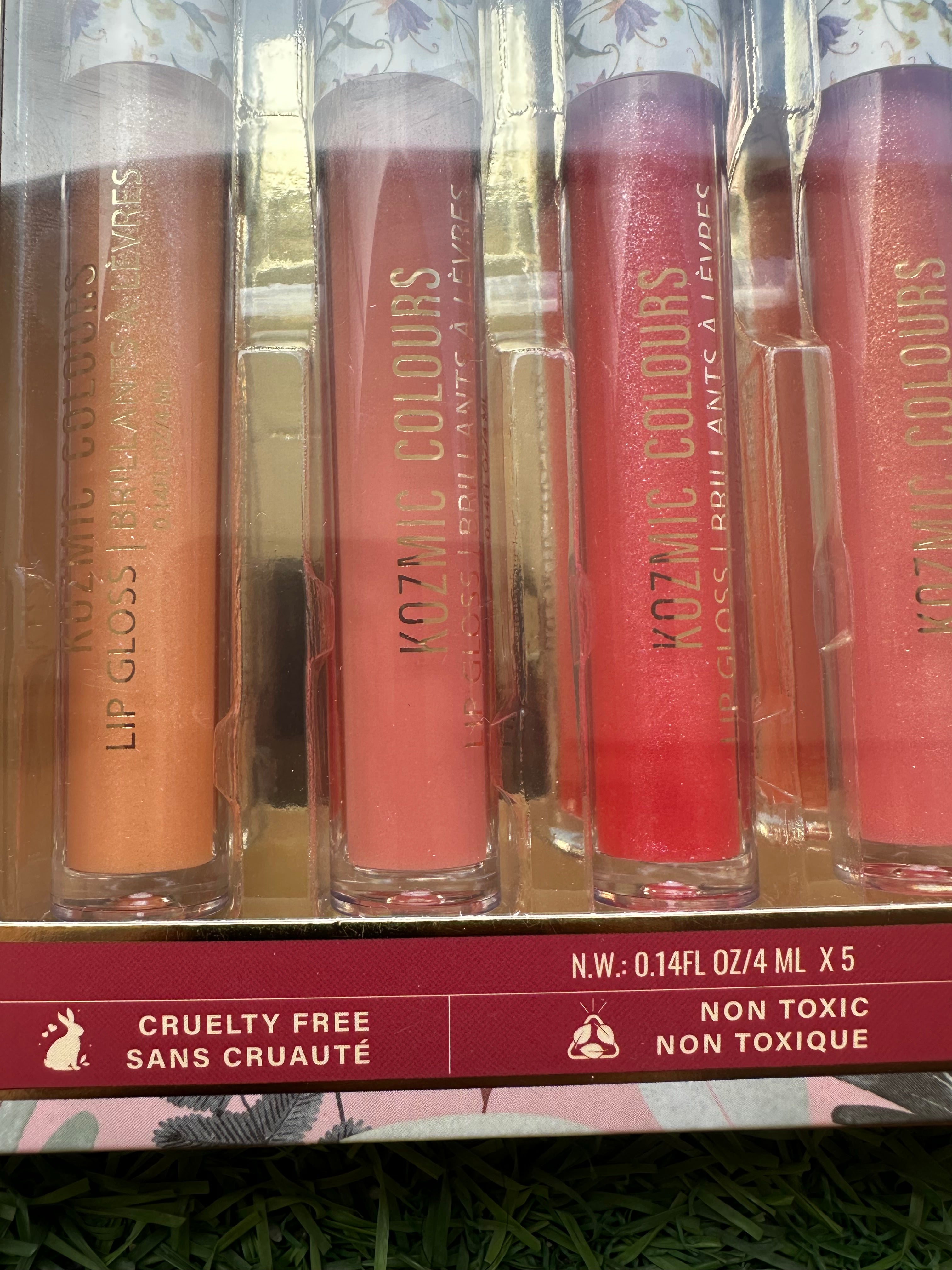 5 Pieces Lip Gloss Collection