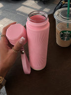 A mixture of spoilt’ glass bottle.