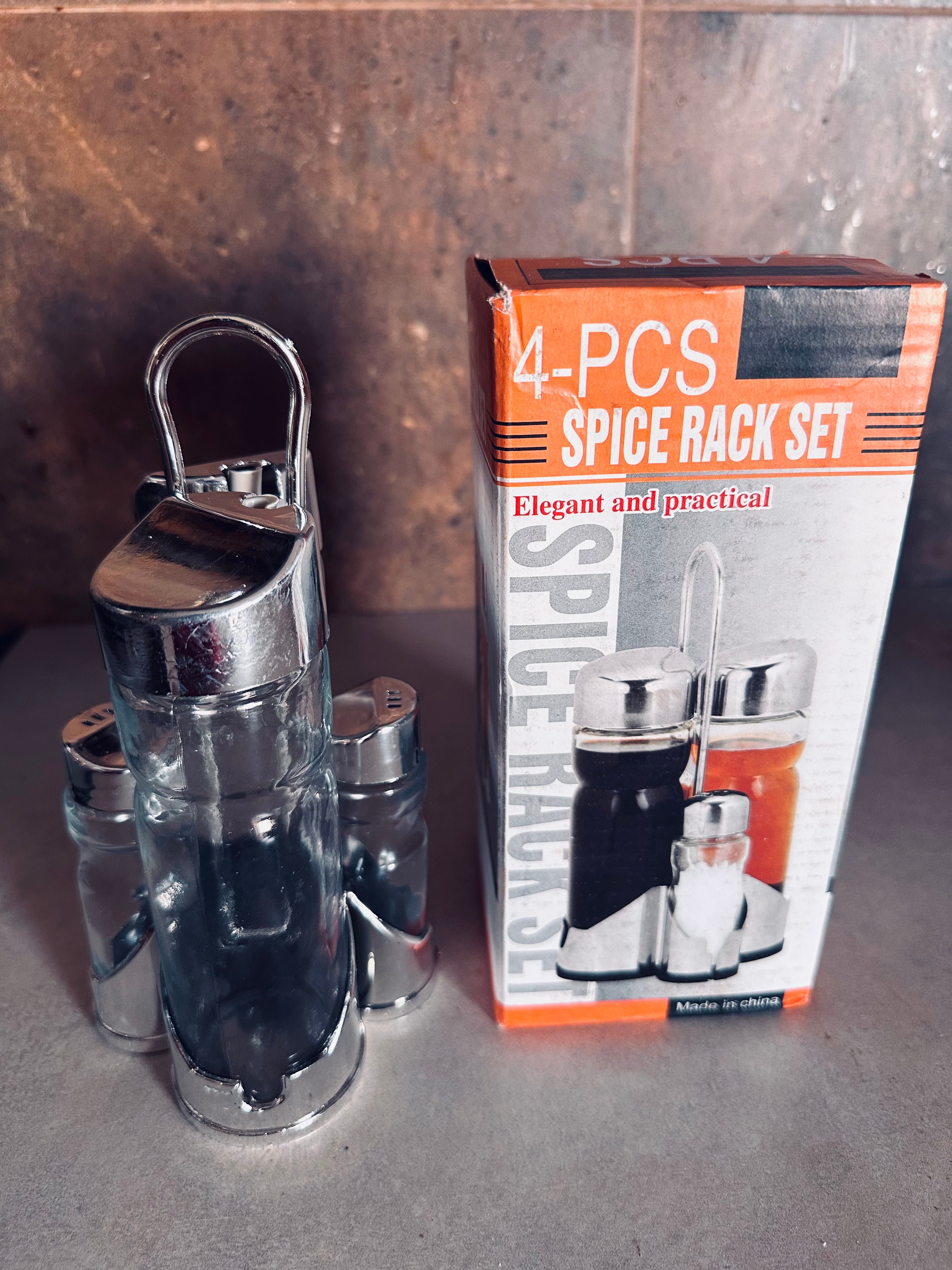 Pinch of Flavor’ 4-pcs spice rack