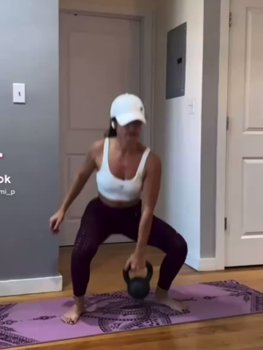 Power Snatched Kettlebell